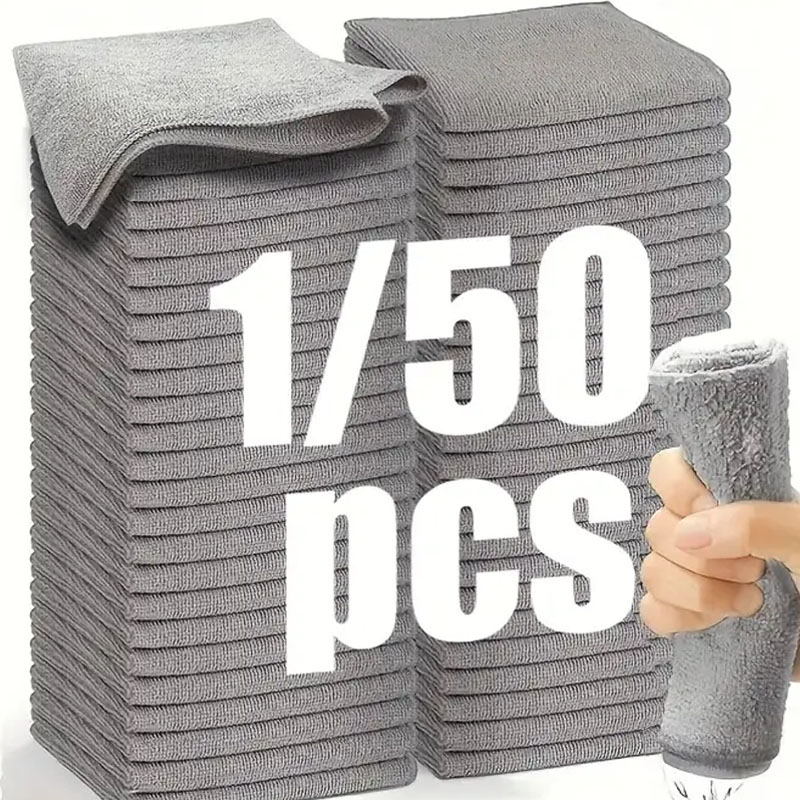 Microfiber Towel Detailing - 1/50 adet Mikrofiber Temizlik Bezi Emici
