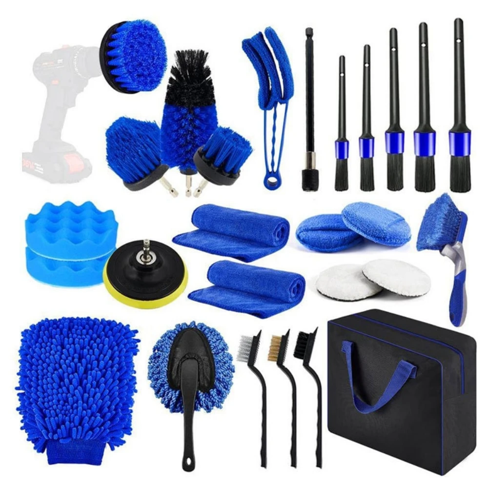 Dirt Brush Interior - Araba Yıkama Fırçası Seti Detaylandırma Fırçası